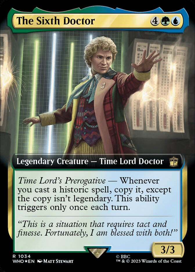 The Sixth Doctor (Extended Art - Surge Foil)