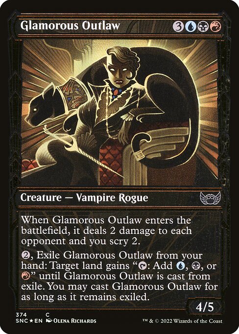 Glamorous Outlaw - Foil