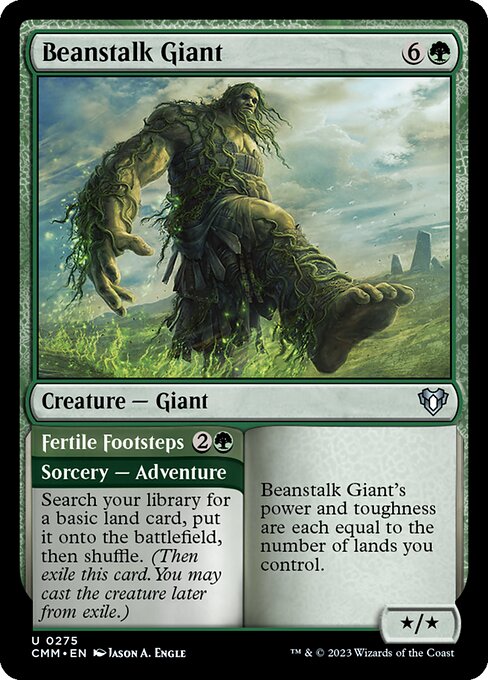 Beanstalk Giant // Fertile Footsteps - Nonfoil