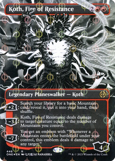Koth, Fire of Resistance - Foil