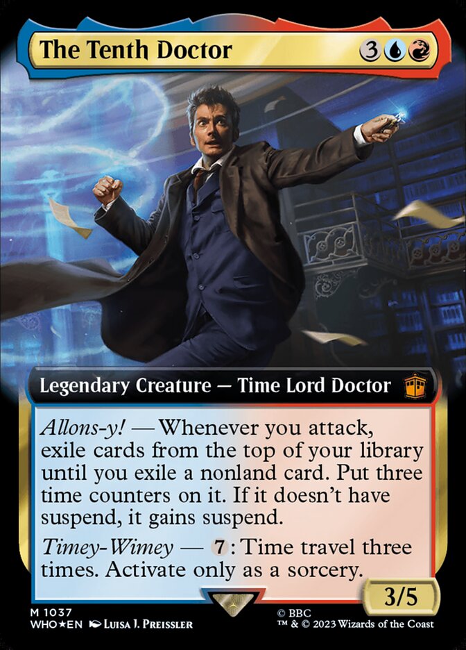 The Tenth Doctor (Extended Art - Surge Foil)