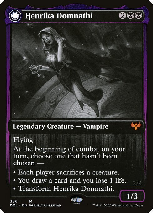 Henrika Domnathi // Henrika, Infernal Seer - Nonfoil