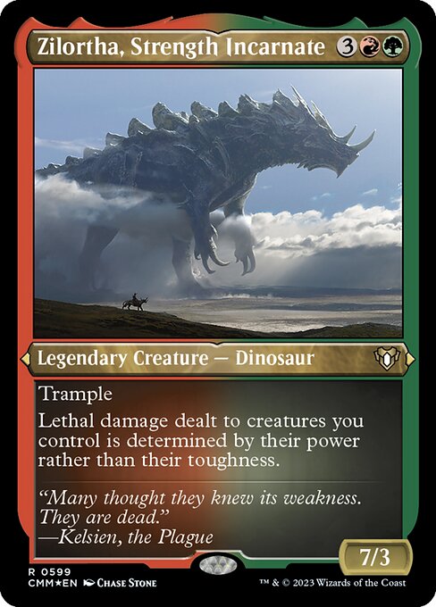 Zilortha, Strength Incarnate - Etched