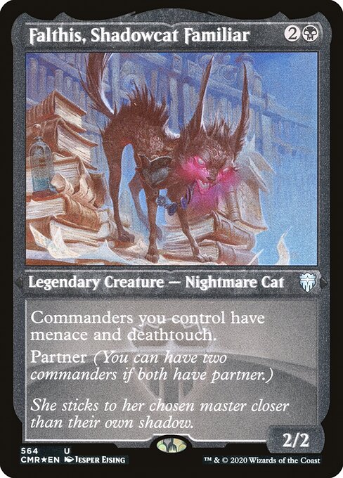 Falthis, Shadowcat Familiar - Etched