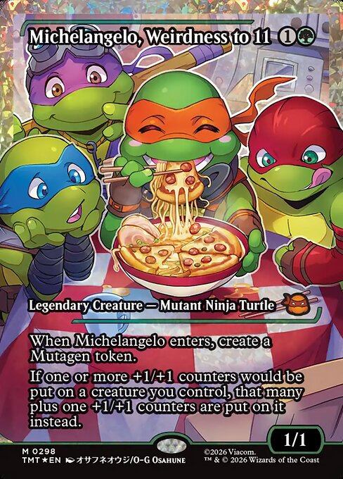 Michelangelo, Weirdness to 11 - Nonfoil