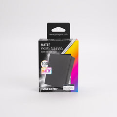 Gamegenic Matte Prime Card Sleeves Black (100 Sleeves Per Pack)