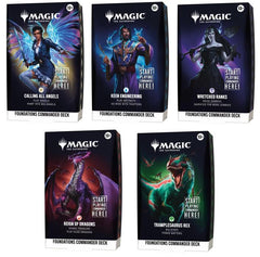 (Pre-Order) Magic: The Gathering - Foundations Commander Deck Bundle