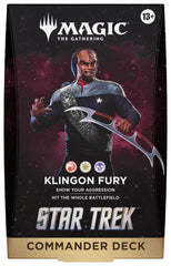 Magic the Gathering - Star Trek Klingon Fury Commander Deck (Pre-Order - 6/11)