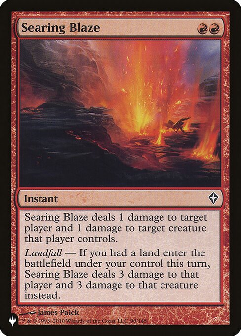 Searing Blaze - Nonfoil