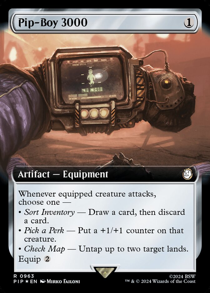 Pip-Boy 3000 (Extended Art - Surge Foil)