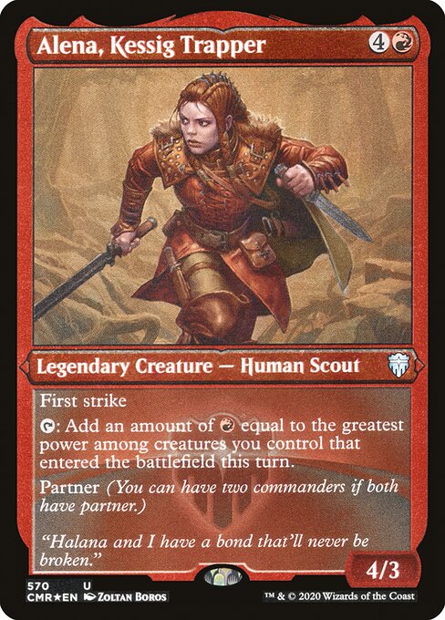 Alena, Kessig Trapper - Etched