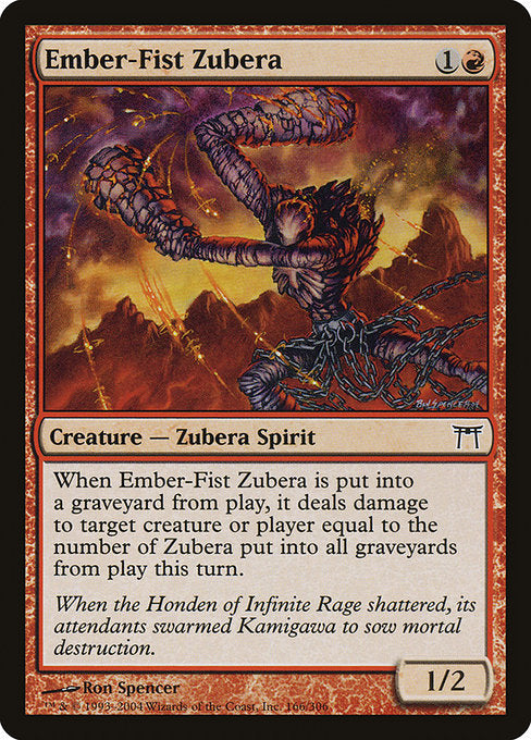Ember-Fist Zubera - Nonfoil