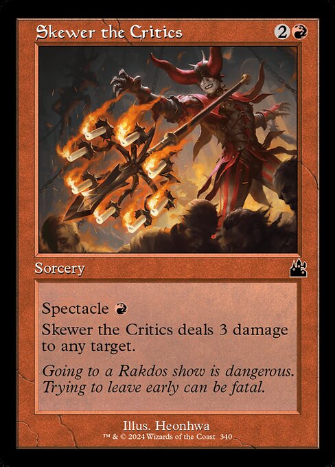 Skewer the Critics - Nonfoil
