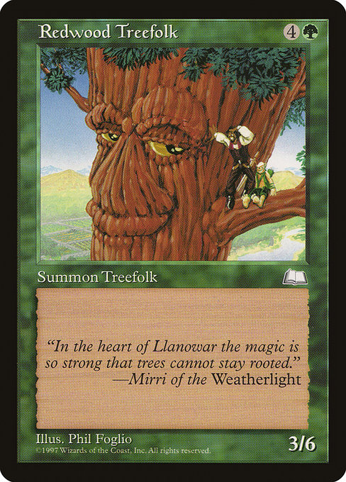 Redwood Treefolk - Nonfoil