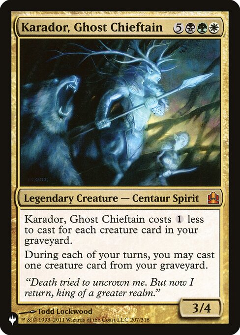 Karador, Ghost Chieftain - Nonfoil
