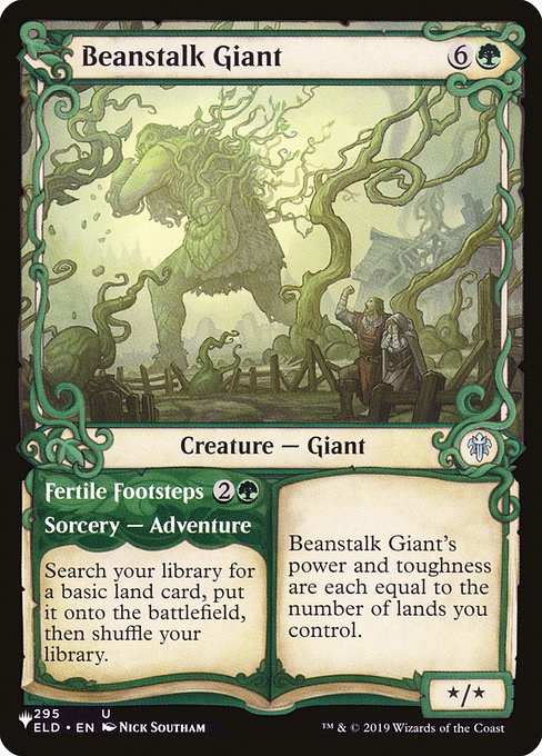 Beanstalk Giant // Fertile Footsteps - Nonfoil