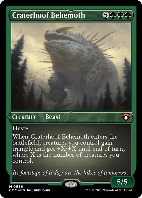 Craterhoof Behemoth - Etched