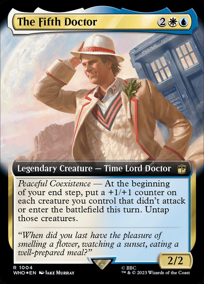 The Fifth Doctor (Extended Art - Surge Foil)
