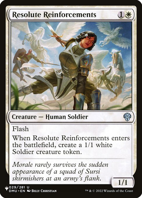 Resolute Reinforcements - Nonfoil
