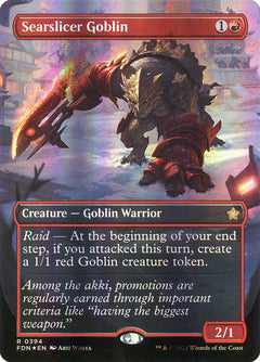 Searslicer Goblin (Borderless - Mana Foil)