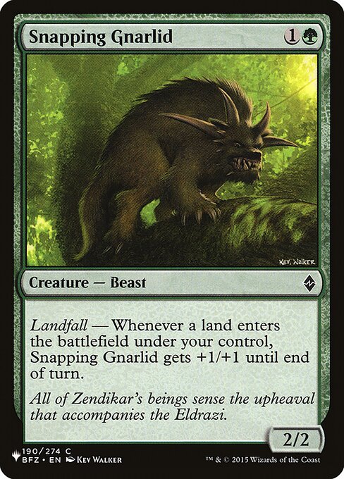Snapping Gnarlid - Nonfoil