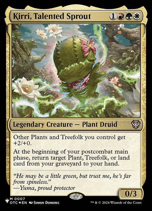 Kirri, Talented Sprout - Nonfoil