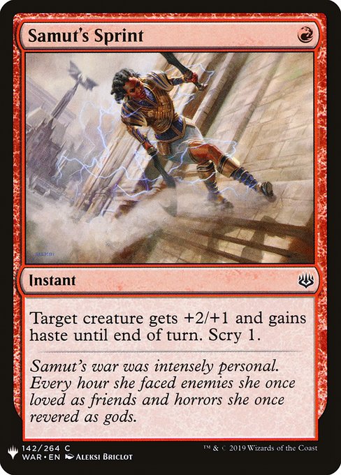 Samut's Sprint - Nonfoil