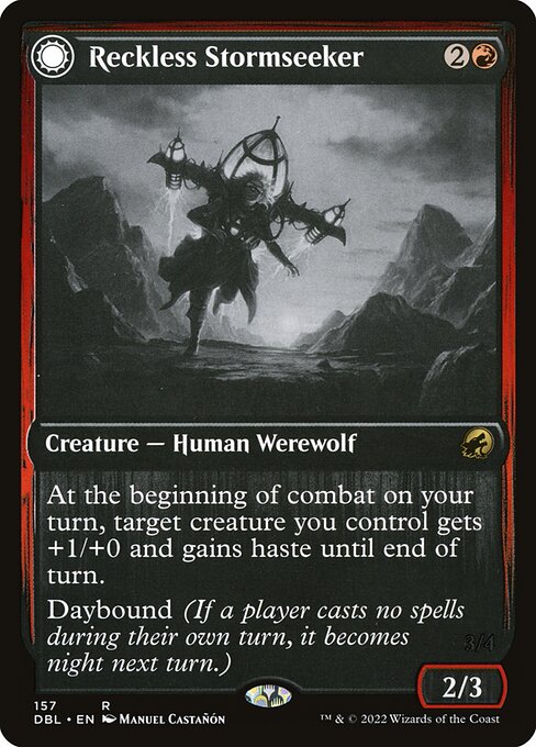 Reckless Stormseeker // Storm-Charged Slasher - Nonfoil