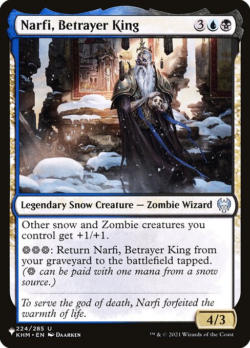 Narfi, Betrayer King - Nonfoil