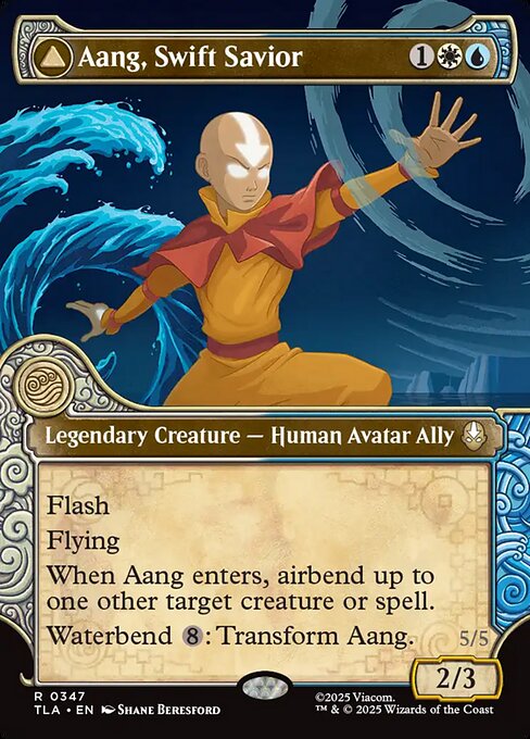 Aang, Swift Savior // Aang and La, Ocean's Fury - Nonfoil