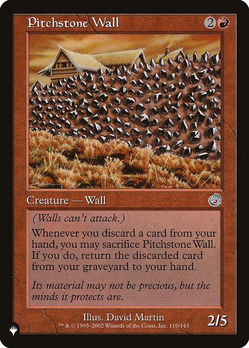 Pitchstone Wall - Nonfoil