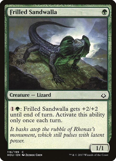 Frilled Sandwalla - Nonfoil