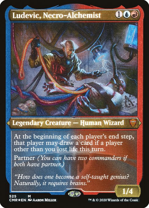 Ludevic, Necro-Alchemist - Etched
