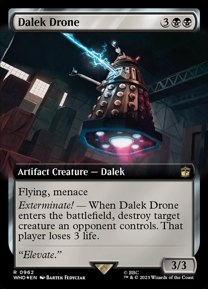 Dalek Drone (Extended Art - Surge Foil)