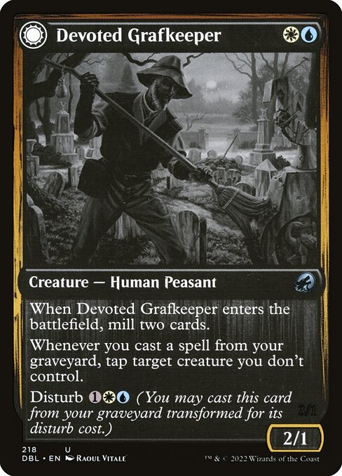 Devoted Grafkeeper // Departed Soulkeeper - Nonfoil