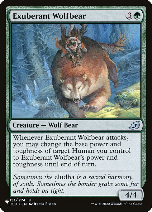 Exuberant Wolfbear - Nonfoil