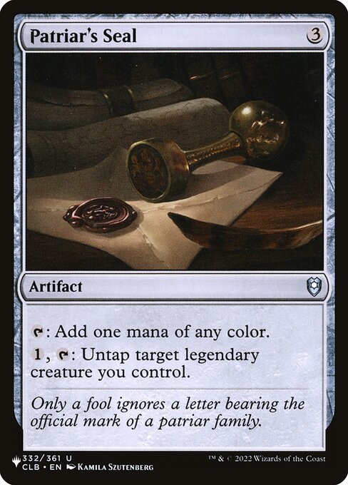 Patriar's Seal - Nonfoil