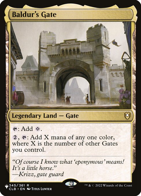 Baldur's Gate - Nonfoil
