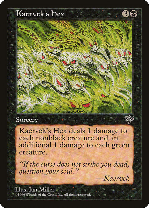 Kaervek's Hex - Nonfoil