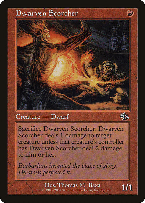 Dwarven Scorcher - Nonfoil
