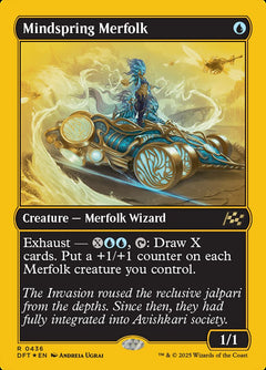 Mindspring Merfolk (Gold Foil)