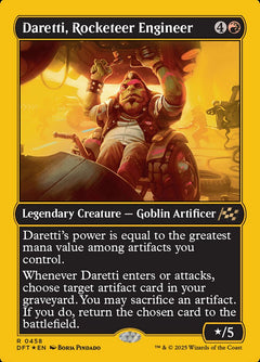 Daretti, Rocketeer Engineer (Gold Foil)
