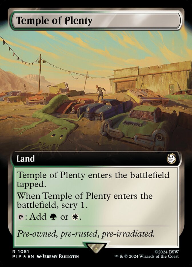 Temple of Plenty (Extended Art - Surge Foil)