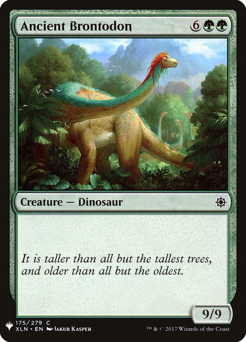 Ancient Brontodon - Nonfoil