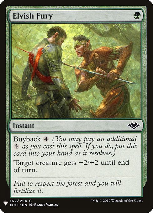 Elvish Fury - Nonfoil