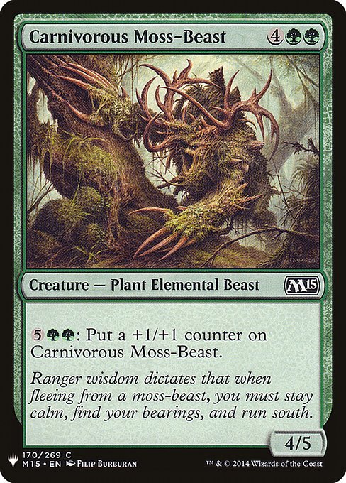 Carnivorous Moss-Beast - Nonfoil