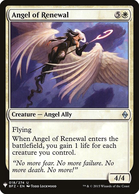 Angel of Renewal - Nonfoil