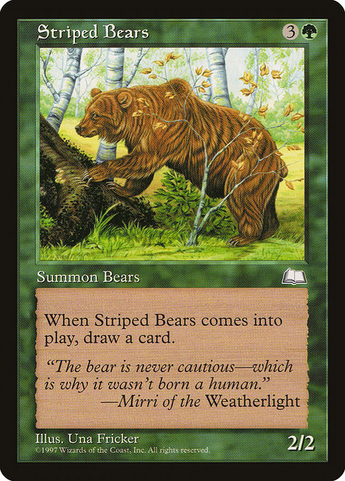 Striped Bears - Nonfoil