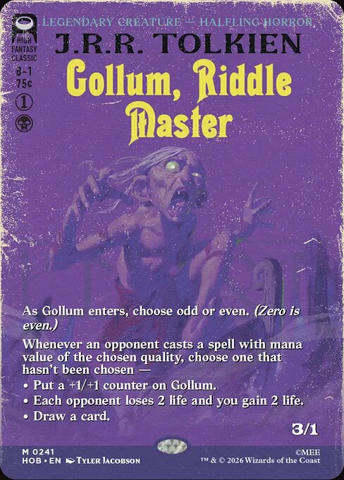 Gollum, Riddle Master