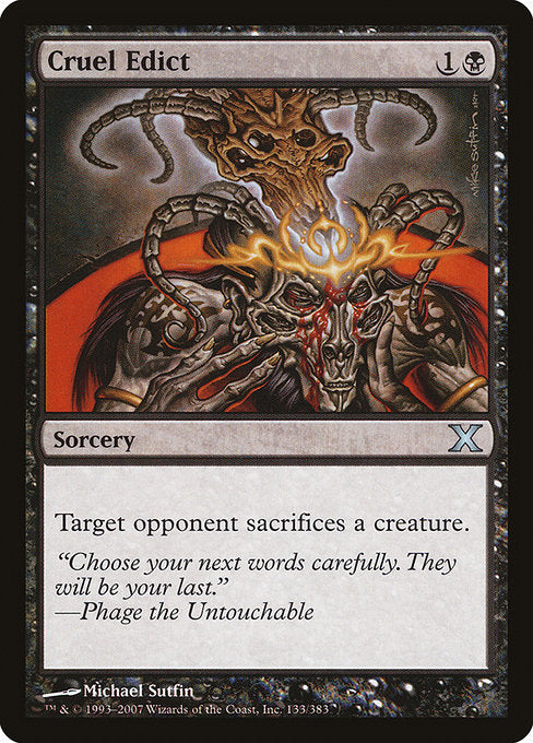 Cruel Edict - Nonfoil